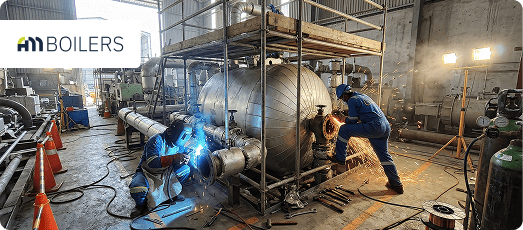 steam boiler vs hot water boiler detail