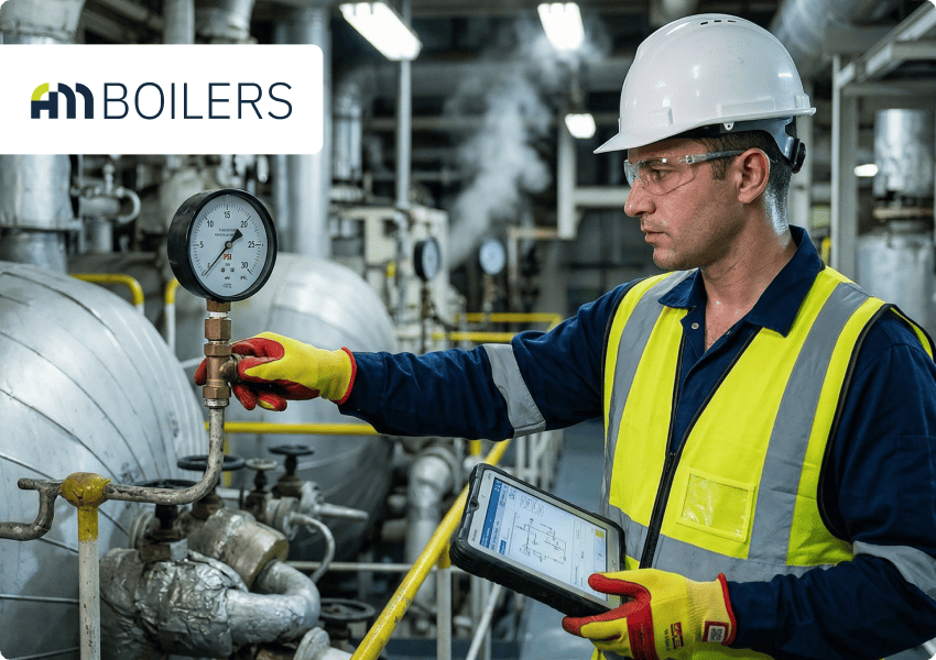 steam boiler vs hot water boiler front