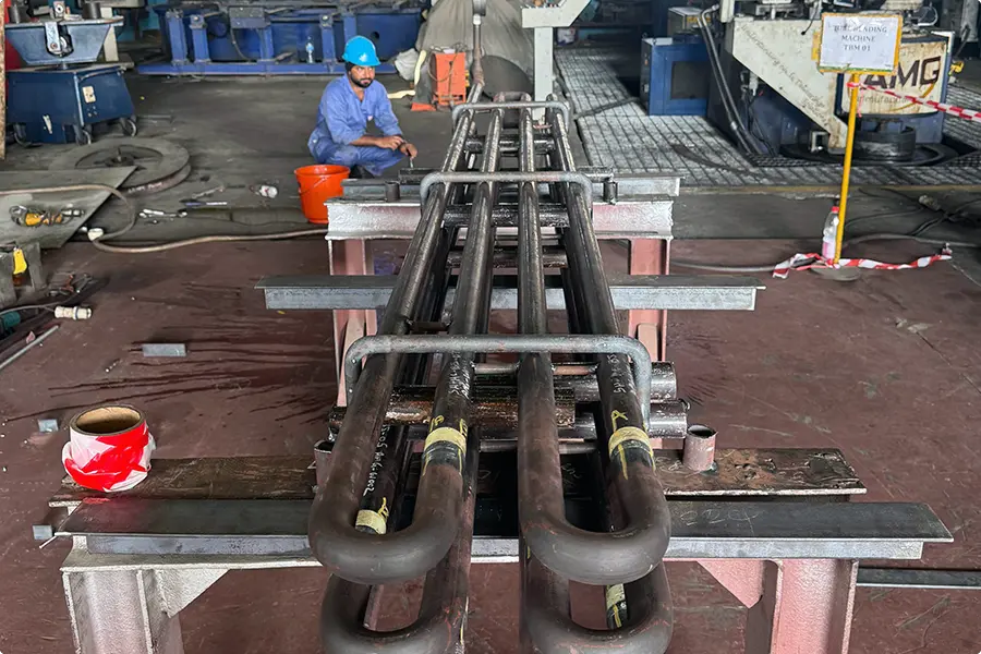 Heating Coil Fabrication 3